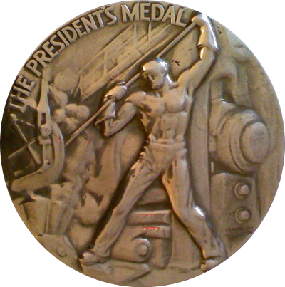 Allegheny Ludlum Medal Obverse