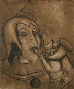 Clown with Horn